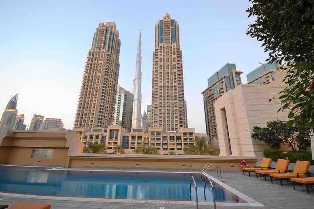 Ferienwohnung Lux 1Br 2 Min To Burj Khalifa Dubai Exterior foto