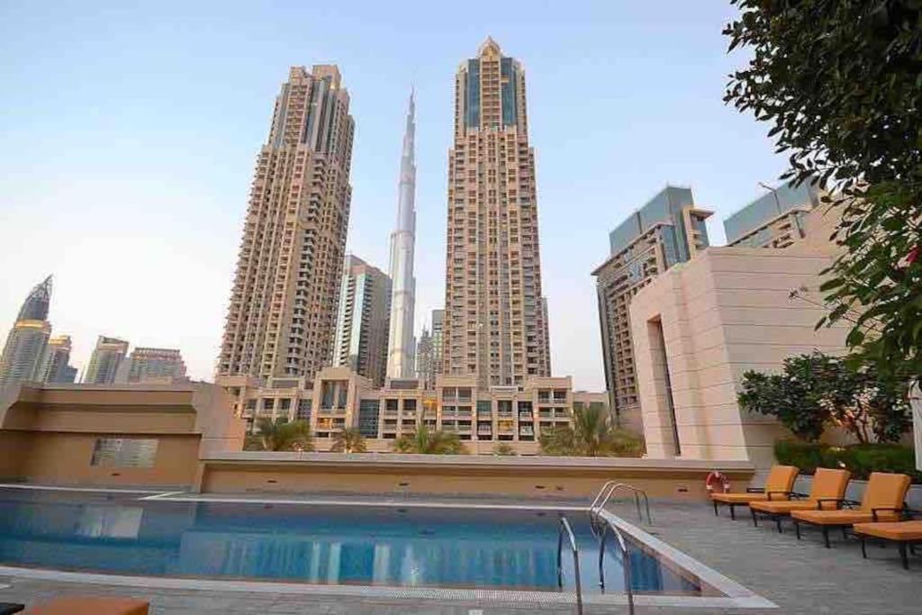 Ferienwohnung Lux 1Br 2 Min To Burj Khalifa Dubai Exterior foto