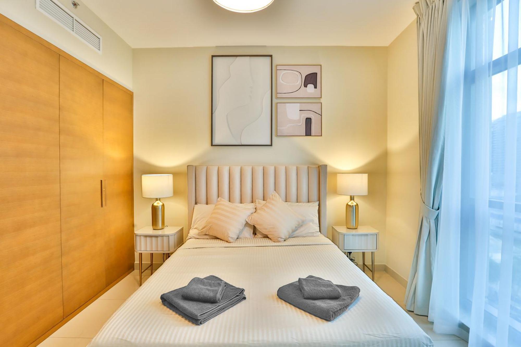 Ferienwohnung Lux 1Br 2 Min To Burj Khalifa Dubai Exterior foto